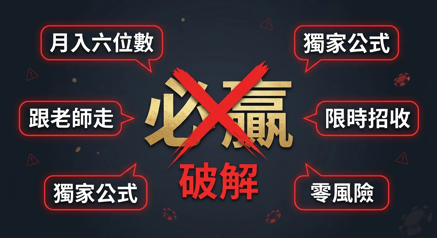 2026 百家樂穩贏打法真的存在嗎？數學拆解與詐騙話術全公開