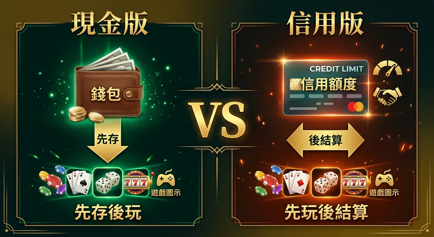 現金版 vs 信用版完整比較｜2026 差異、風險與推薦平台一次看懂