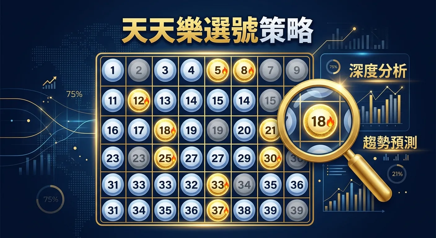 2026 天天樂玩法攻略：遺漏號碼、尾數分析與選號技巧完整教學