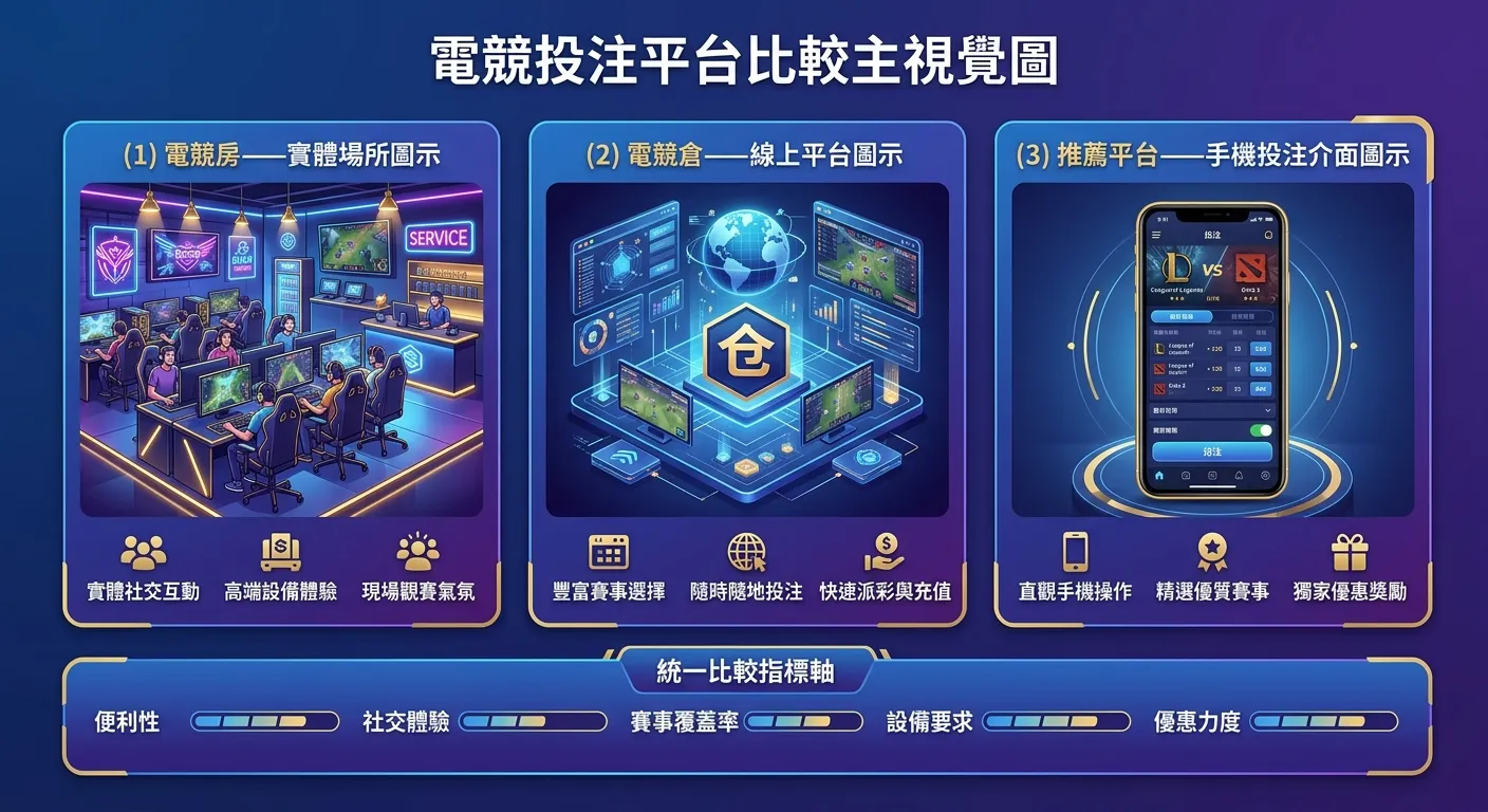 電競投注平台推薦｜2026 電競房、電競倉與線上投注入門指南