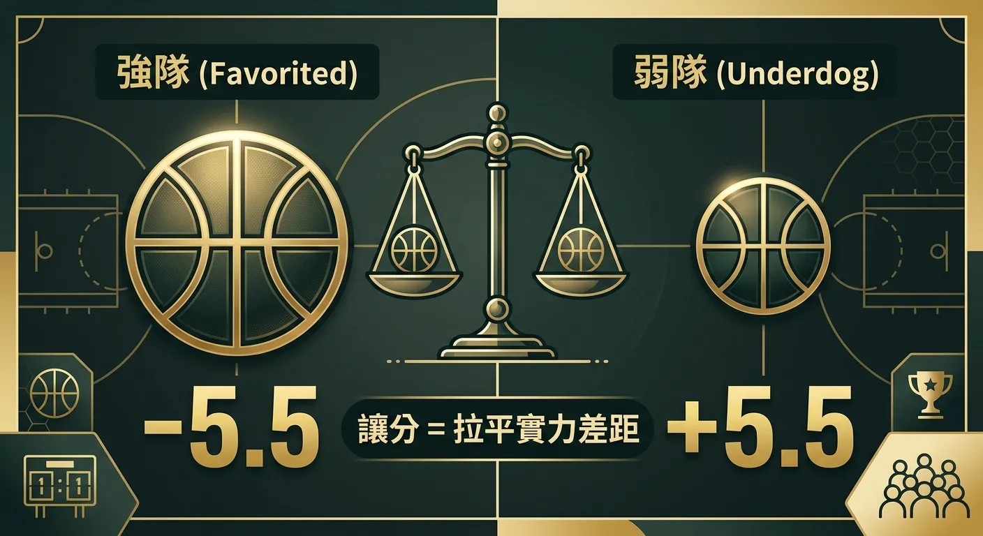 2026 運彩讓分是什麼意思？讓分怎麼看、怎麼玩的完整圖解教學
