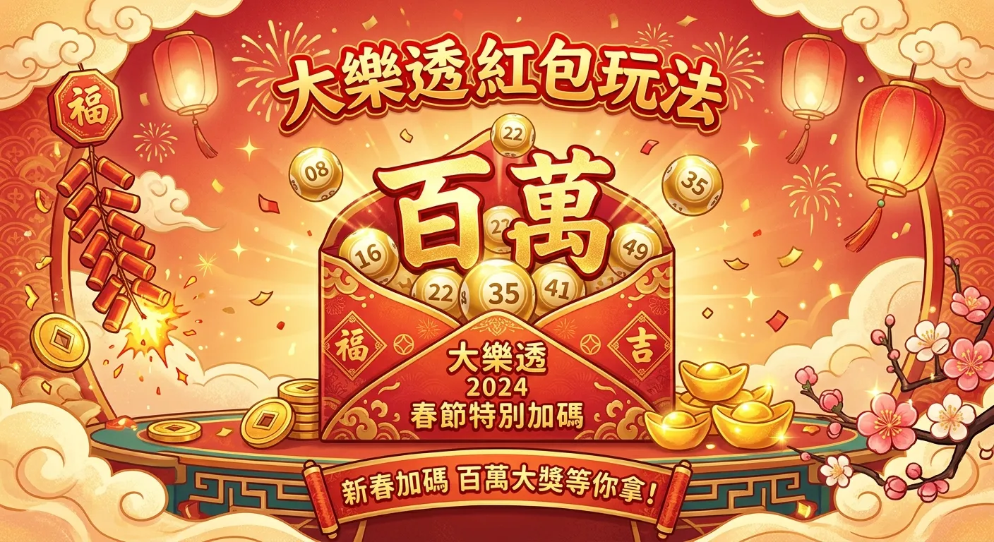 大樂透紅包玩法解析｜2026 百萬紅包怎麼對？投注單怎麼畫？