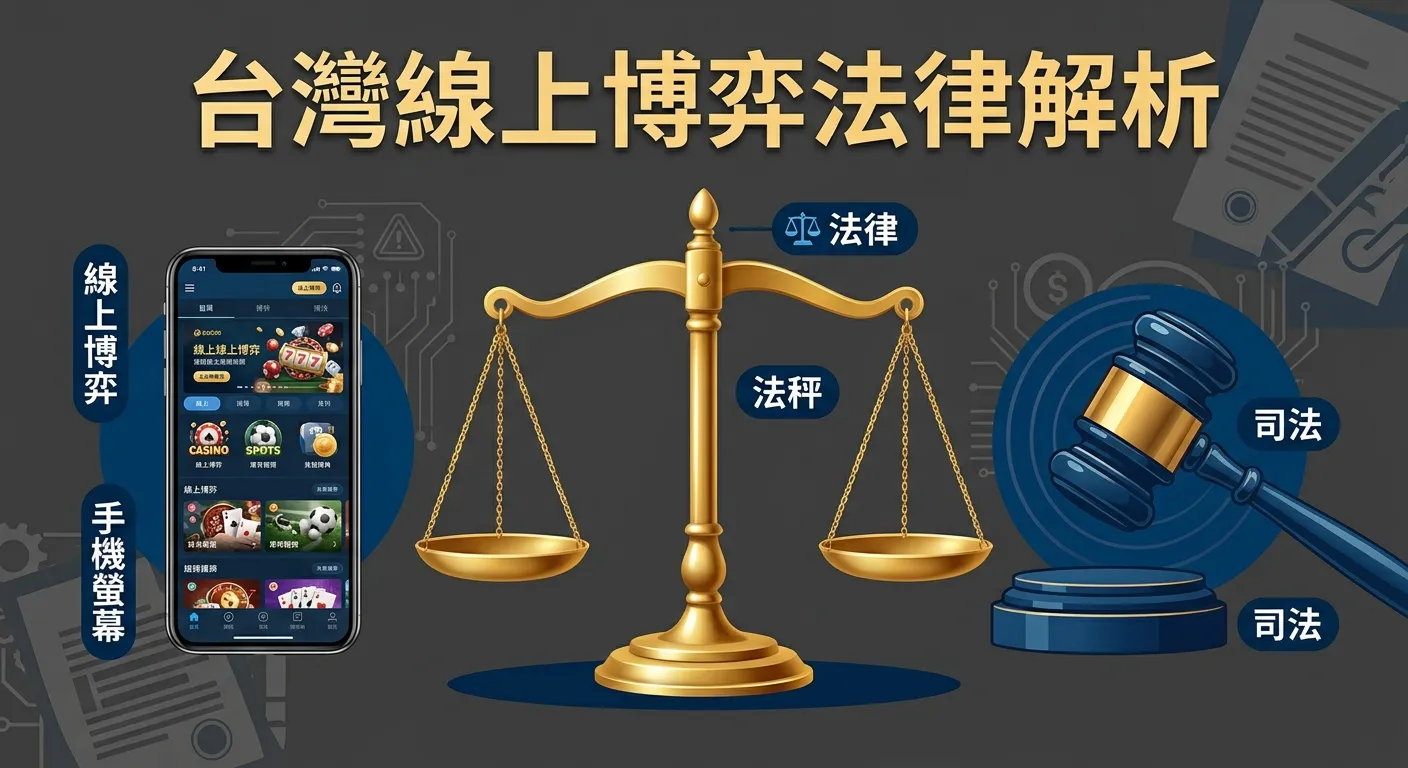 2026 線上博弈有罪嗎？台灣法律現況與被抓風險完整解析
