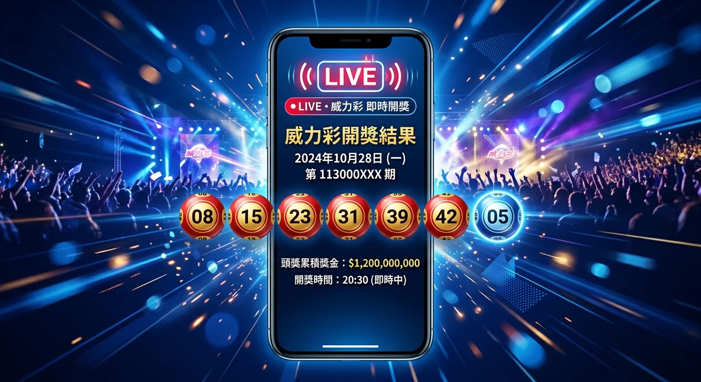 威力彩即時開獎號碼查詢：2026 最新結果與快速對獎工具推薦