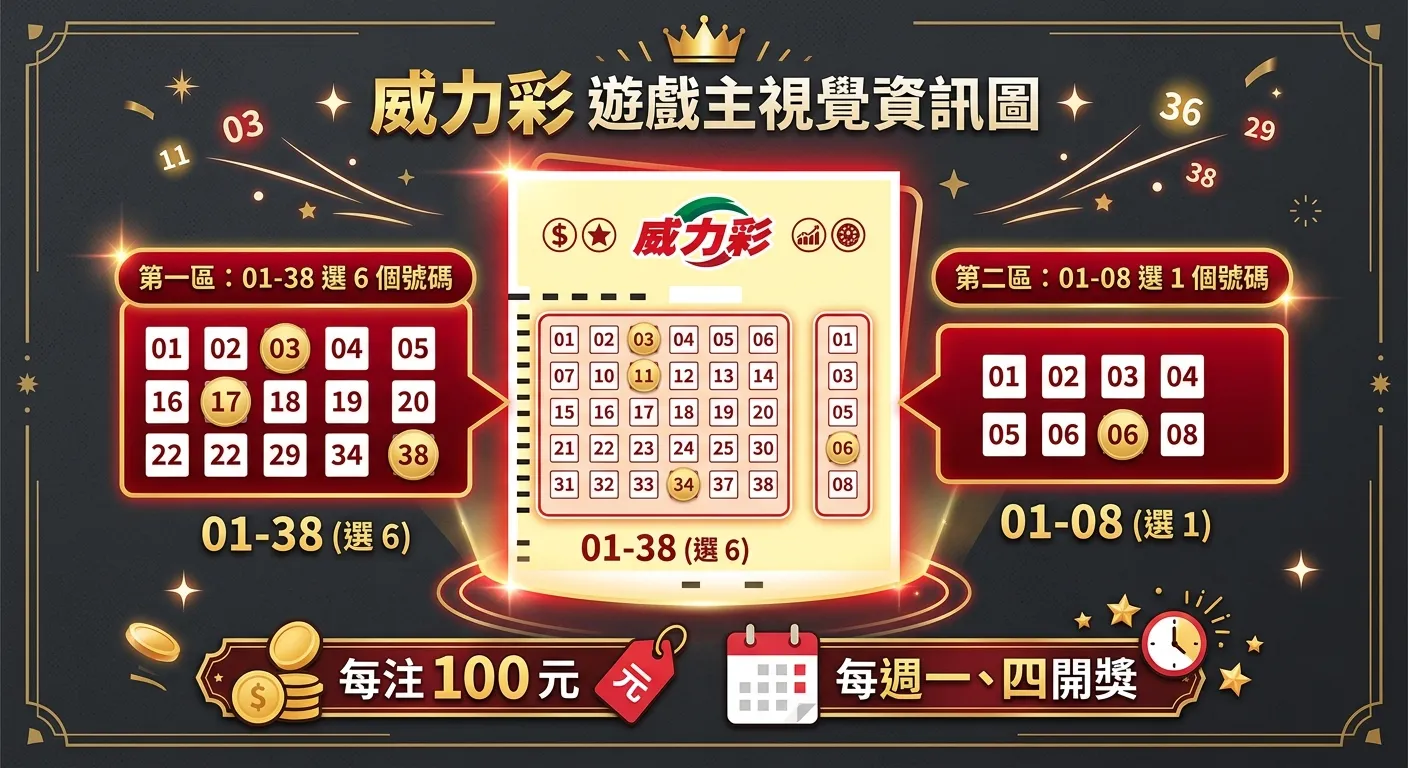 威力彩玩法完整攻略：2026 規則、獎金、包牌與選號策略一次學會