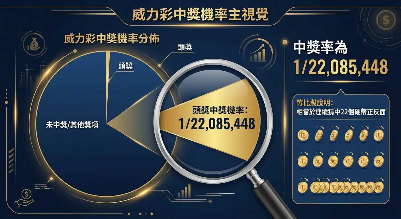 威力彩中獎機率分析：2026 各獎項機率計算、期望值與理性投注建議