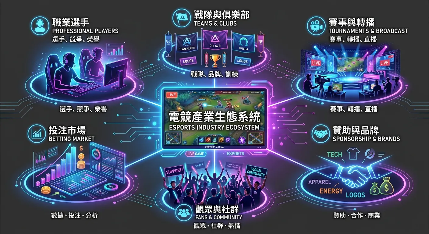 什麼是電競？2026 Esport 產業現況、職業選手與未來趨勢完整解析